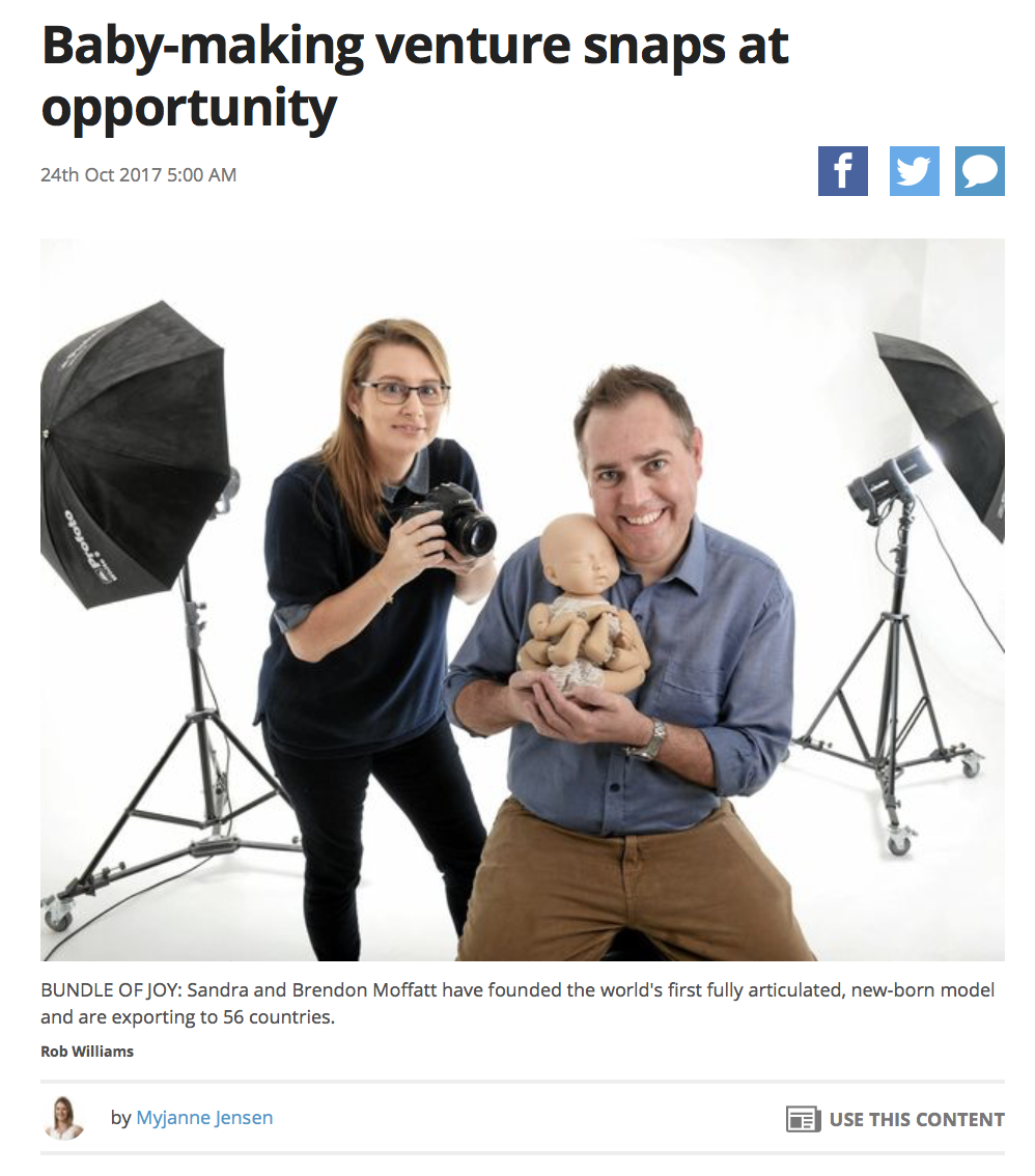 Newborn photography doll in the news