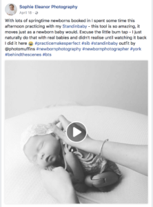review baby photography doll